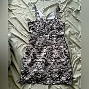 Silence and noise snakeskin mini